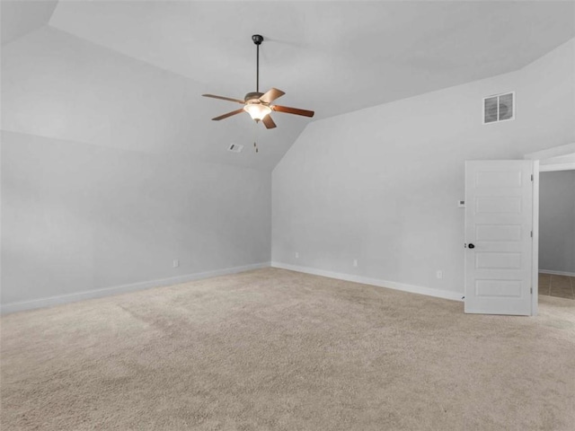 149 Elkins Blvd, Locust Grove, GA 30248 - bonus room featuring vaulted ceiling, a ceiling fan, and carpet