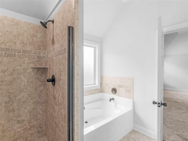 149 Elkins Blvd, Locust Grove, GA 30248 - bathroom with a shower stall and a garden tub