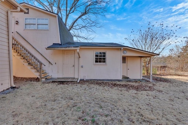 view of back of property