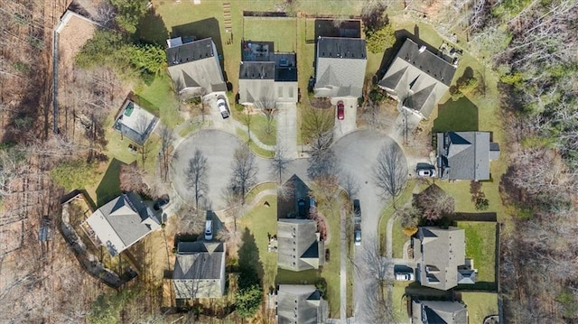 bird's eye view featuring a residential view