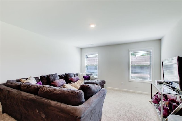 42 Citrine Way, Acworth, GA 30101 - living room with light colored carpet and baseboards