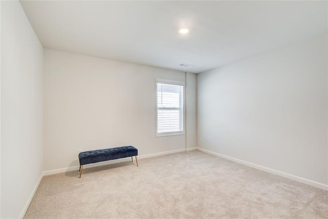 42 Citrine Way, Acworth, GA 30101 - spare room featuring light carpet, baseboards, and recessed lighting