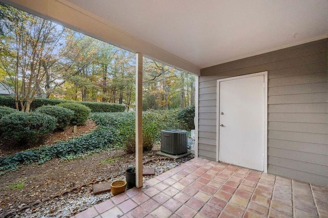 view of patio / terrace with cooling unit