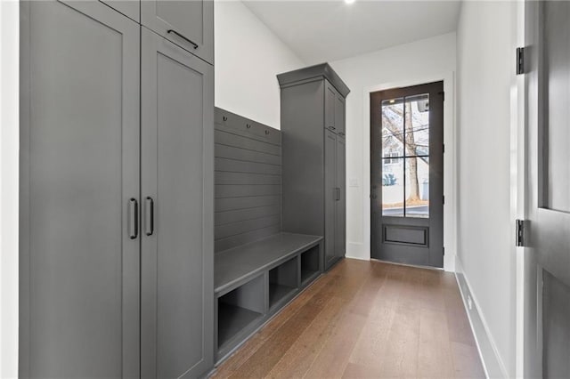 56 Pine St, Roswell, GA 30075 - mudroom with wood finished floors and baseboards