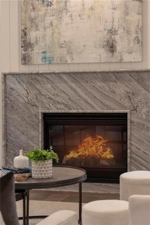 56 Pine St, Roswell, GA 30075 - detailed view of a high end fireplace