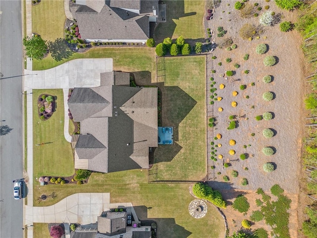 aerial view of property's location