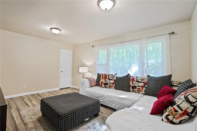 4025 Cheoah Dr, Douglasville, GA 30135 - living room featuring wood finished floors and baseboards