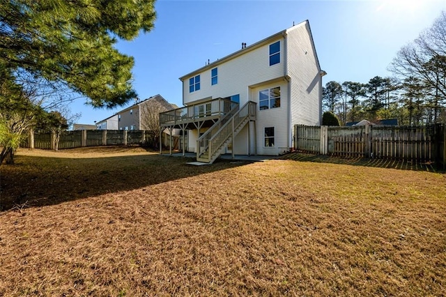 1188 Pine Acre Dr, Sugar Hill, GA 30518 - back of house with stairs and a deck
