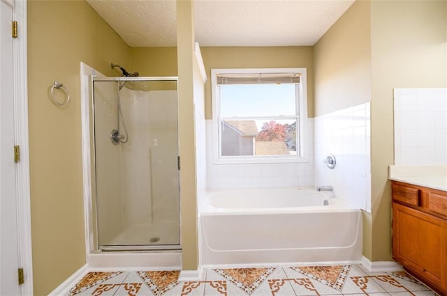 1188 Pine Acre Dr, Sugar Hill, GA 30518 - bathroom featuring tile patterned floors, a shower stall, and baseboards