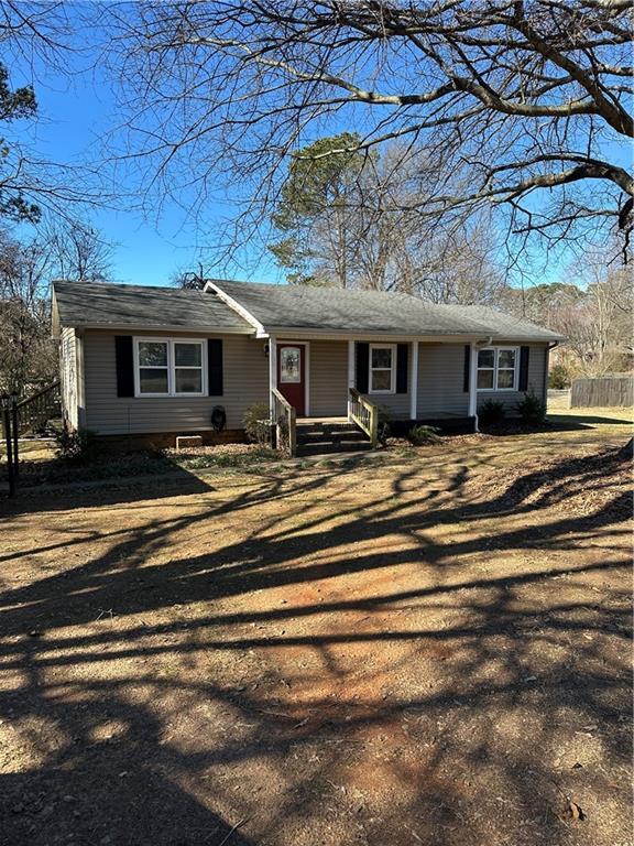 view of ranch-style home