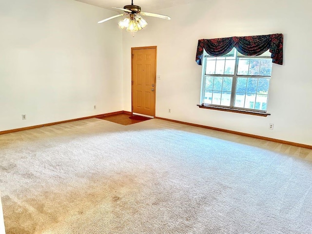 60 Parkman Trl, Covington, GA 30016 - carpeted spare room featuring baseboards and a ceiling fan