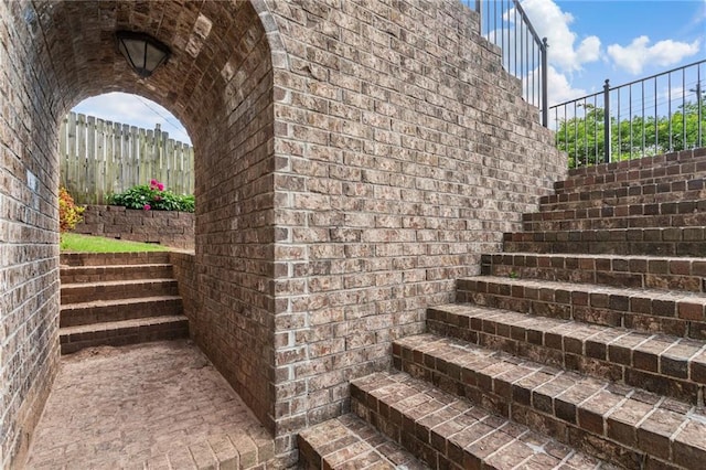view of staircase