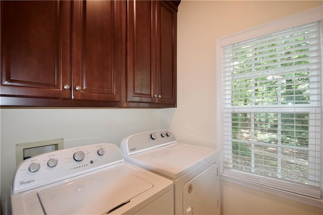 340 Channings Lake Dr, Lawrenceville, GA 30043 - washroom with cabinet space and washer and dryer