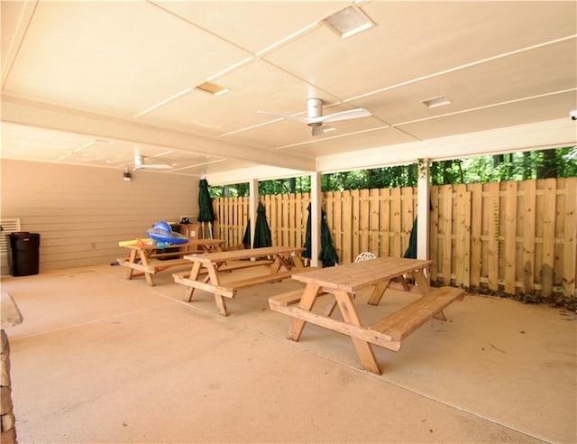 340 Channings Lake Dr, Lawrenceville, GA 30043 - view of patio featuring ceiling fan