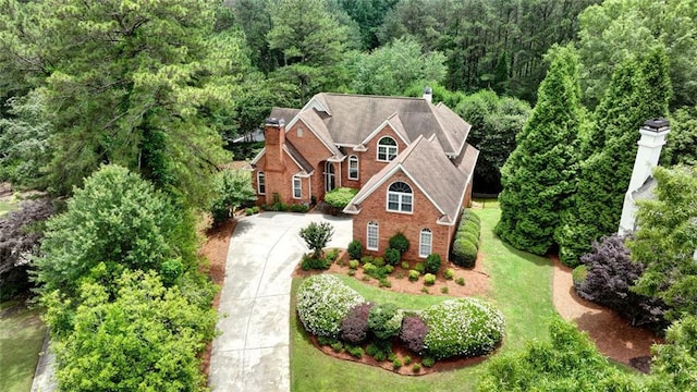 119 Kennemer Ct, Duluth, GA 30097 - view from above of property with a forest