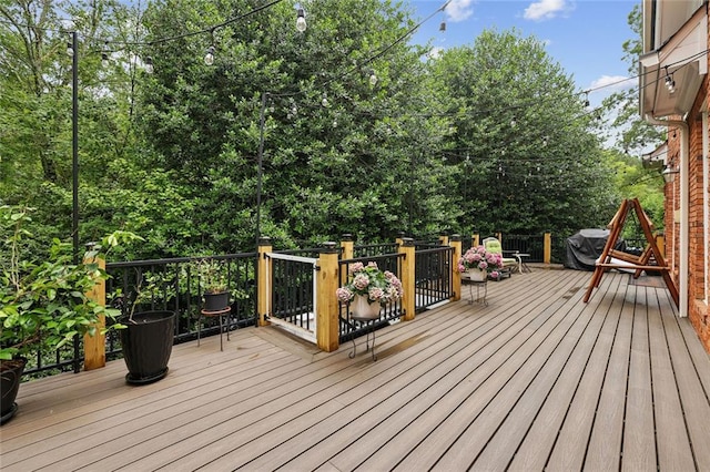 119 Kennemer Ct, Duluth, GA 30097 - view of wooden terrace