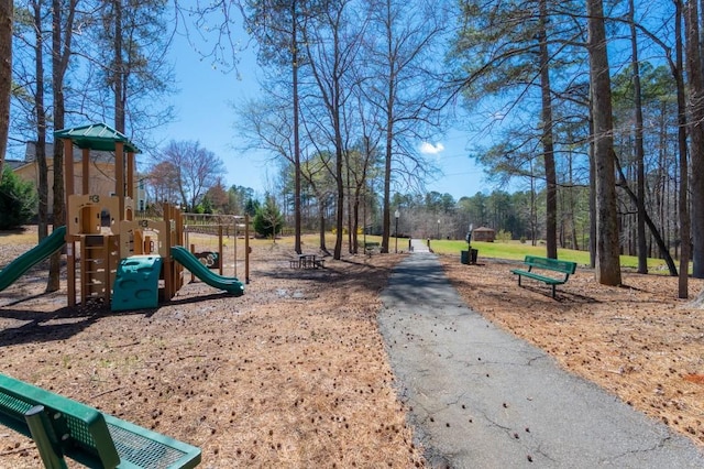 view of communal playground