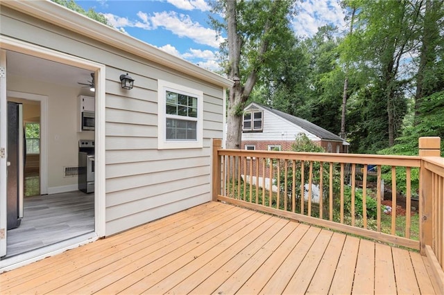 1098 Cascade Cir SW, Atlanta, GA 30311 - view of wooden deck
