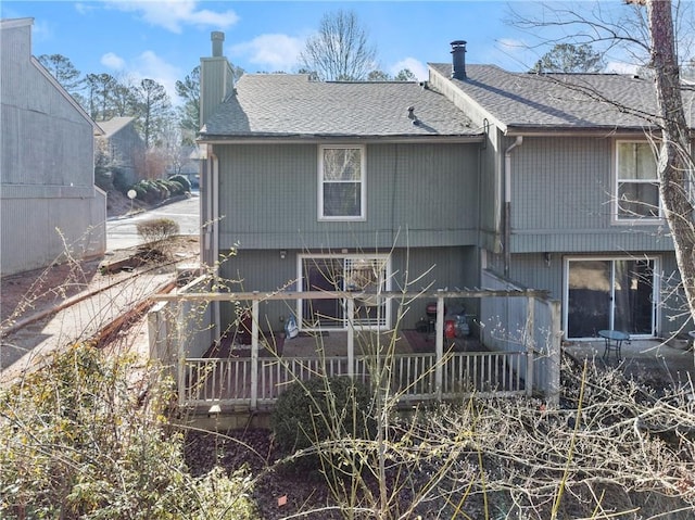 view of rear view of house