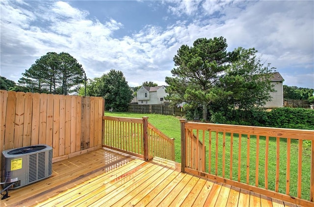 128 Evergreen Trl Unit 4, Cartersville, GA 30121 - wooden deck featuring cooling unit