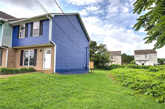 128 Evergreen Trl Unit 4, Cartersville, GA 30121 - view of front of property with a front yard and brick siding