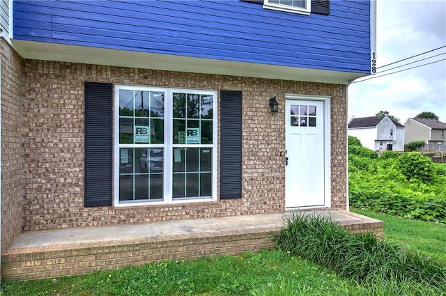 128 Evergreen Trl Unit 4, Cartersville, GA 30121 - property entrance with brick siding