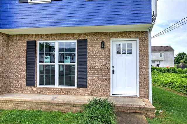 128 Evergreen Trl Unit 4, Cartersville, GA 30121 - doorway to property with brick siding