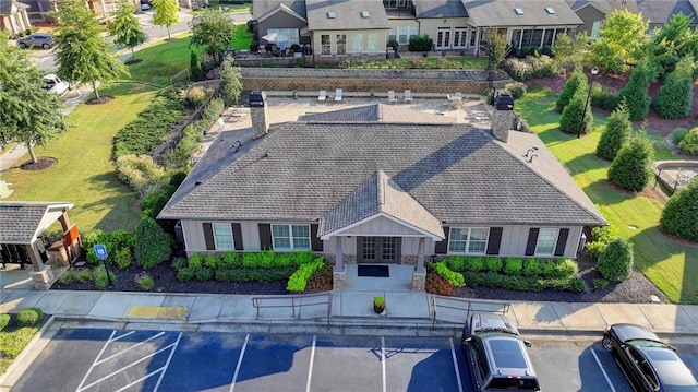 birds eye view of property featuring a residential view