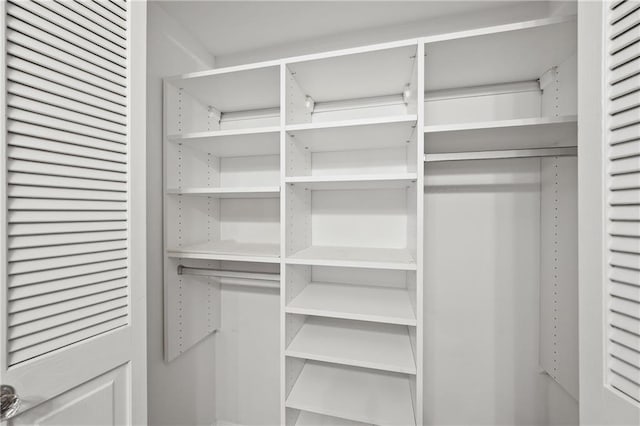 view of closet