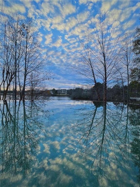 view of nature at dusk