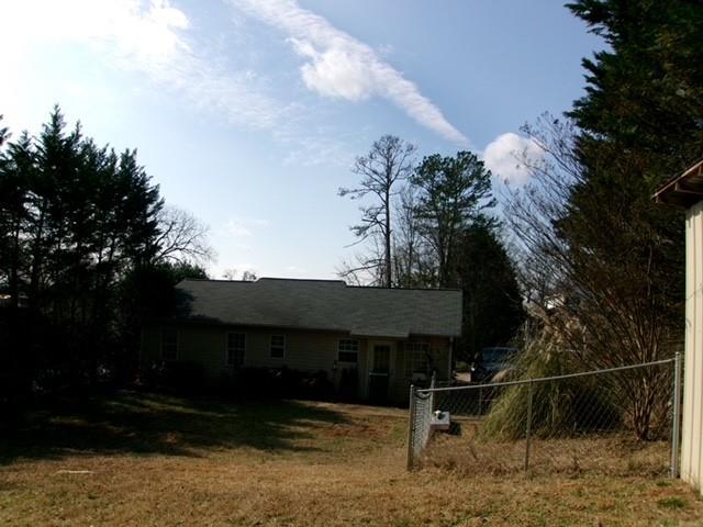 view of rear view of property