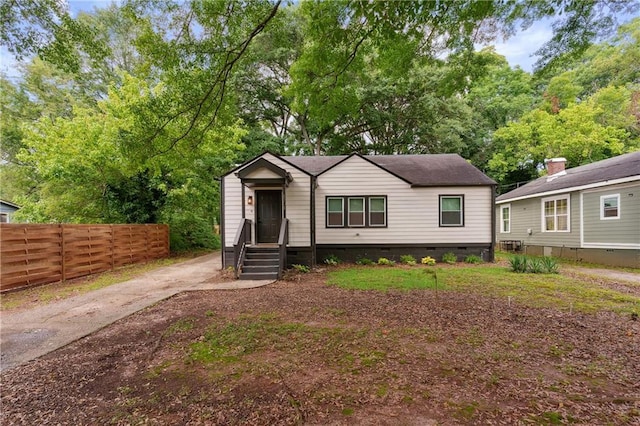 view of front of property