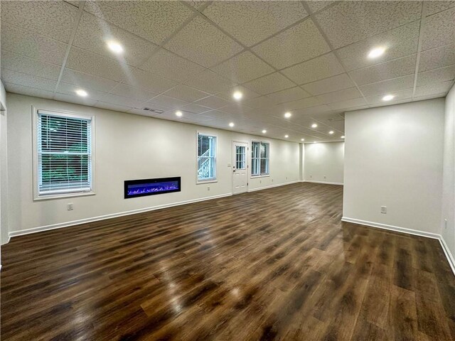 365 Morning Dew Cir, Roswell, GA 30075 - unfurnished bedroom with dark wood-type flooring, baseboards, recessed lighting, a closet, and ceiling fan