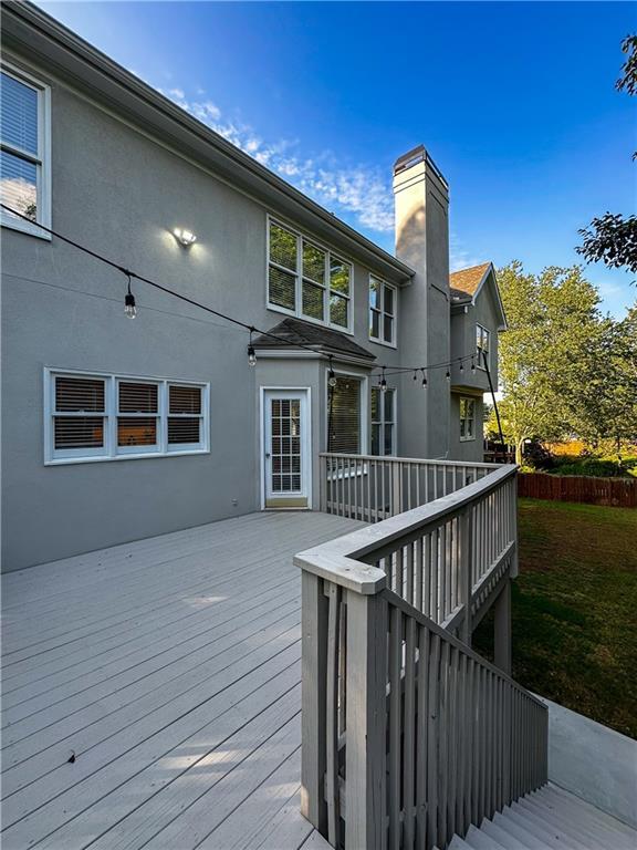 365 Morning Dew Cir, Roswell, GA 30075 - view of wooden terrace