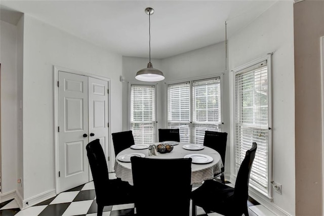 view of dining room