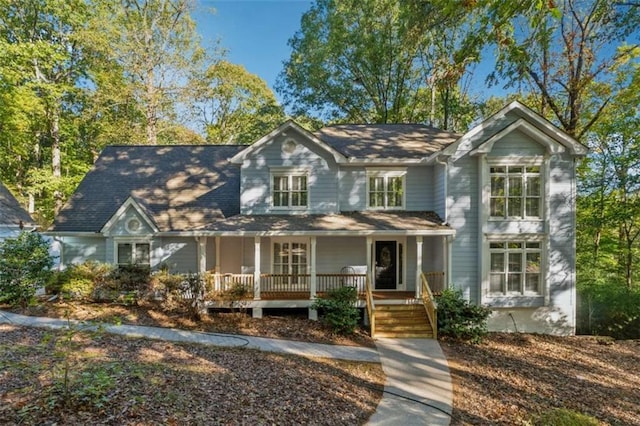 view of front of house featuring a porch