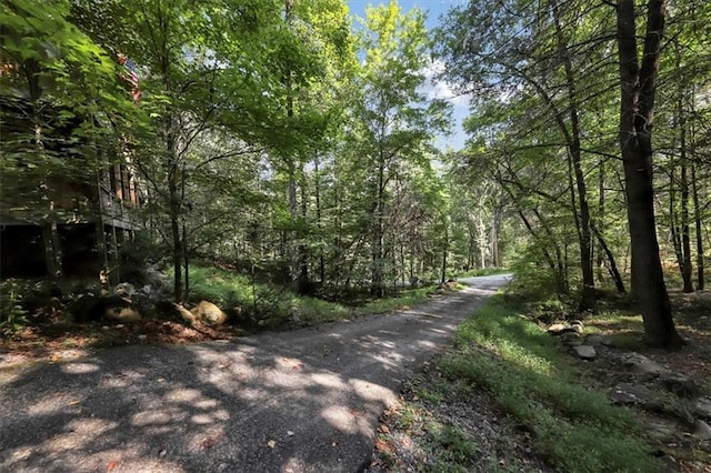 view of road