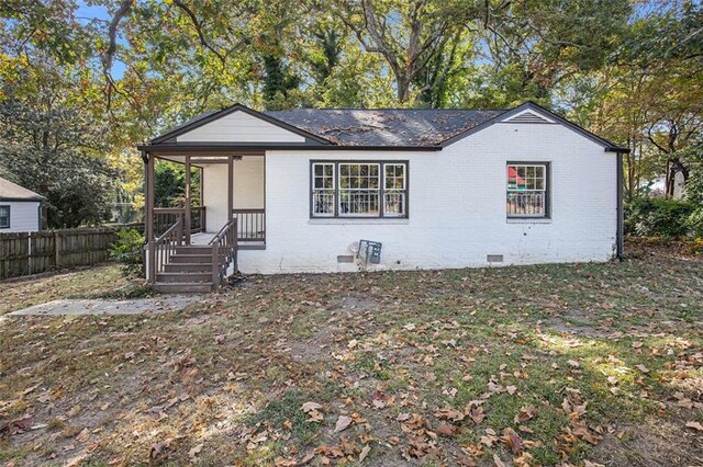 3060 Washington Rd, Atlanta, GA 30344 - view of front of house with crawl space and brick siding