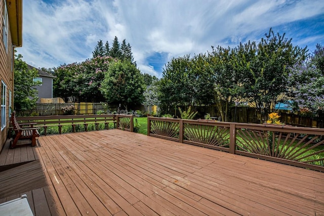 4032 Duran Ln, Auburn, GA 30011 - wooden terrace featuring a fenced backyard