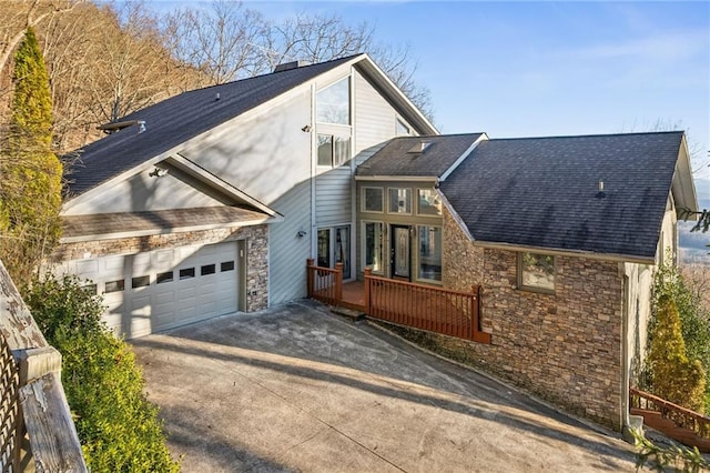 exterior space featuring covered porch