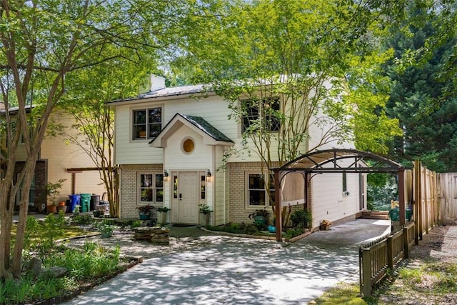 1071 Standard Dr NE, Brookhaven, GA 30319 - view of front of house featuring brick siding and a chimney