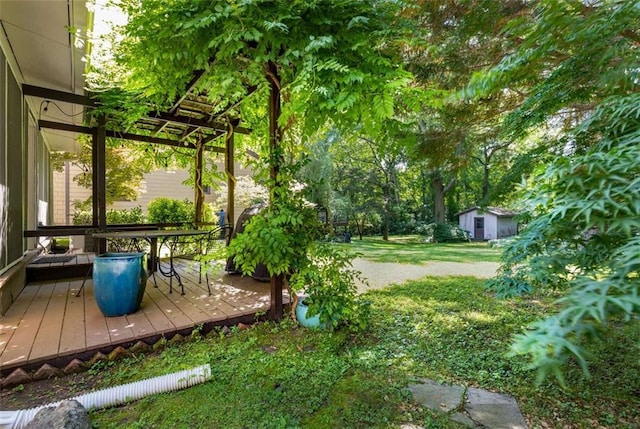 1071 Standard Dr NE, Brookhaven, GA 30319 - view of yard with a deck and outdoor dining area