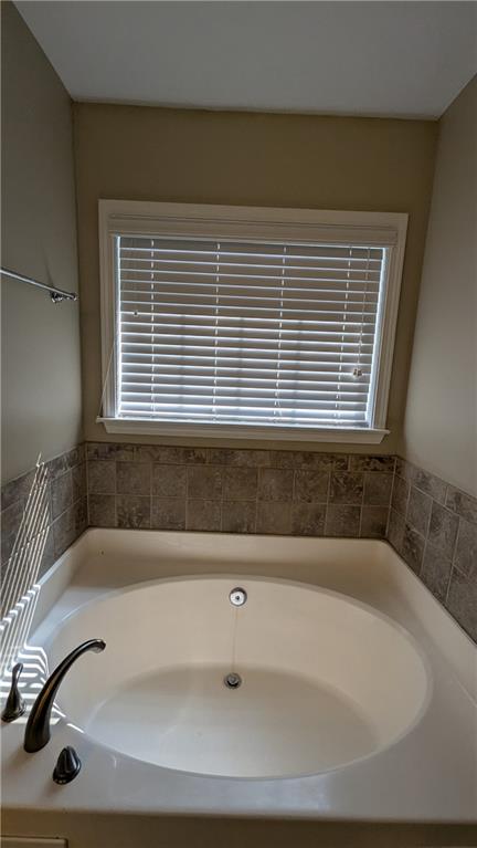 bathroom with a bathing tub