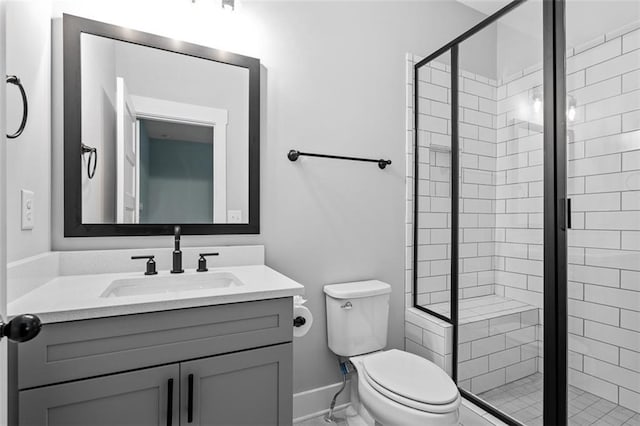 2208 Sage Mountain Ct SW, Marietta, GA 30064 - bathroom featuring vanity and a stall shower