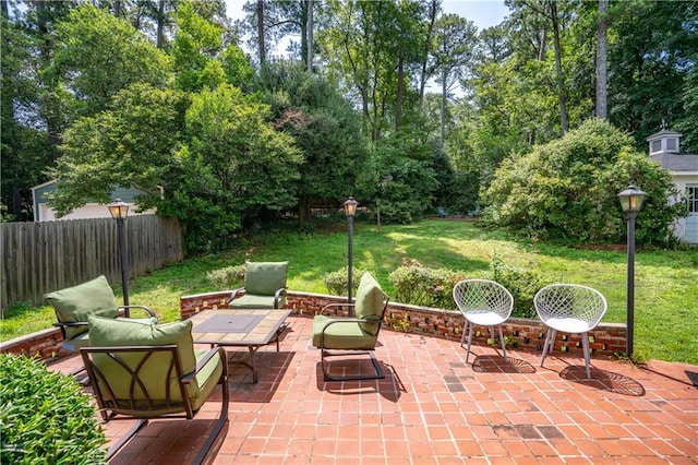 1359 Scott Blvd, Decatur, GA 30030 - view of patio / terrace featuring view of wooded area