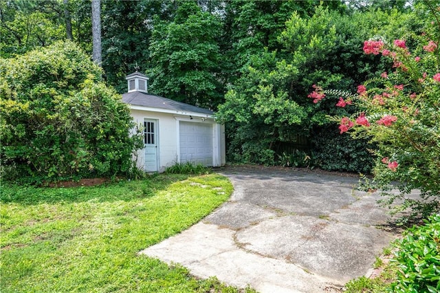 1359 Scott Blvd, Decatur, GA 30030 - detached garage featuring asphalt driveway