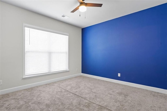 55 Clubhouse Way, Acworth, GA 30101 - carpeted empty room featuring a ceiling fan and baseboards