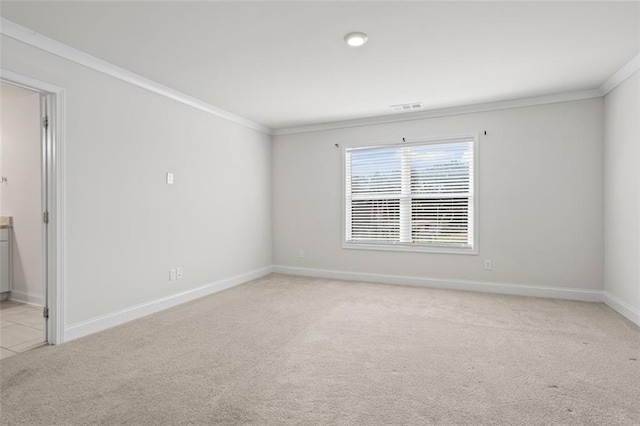 3382 Monarch Ave, Duluth, GA 30096 - unfurnished room with light colored carpet and ornamental molding