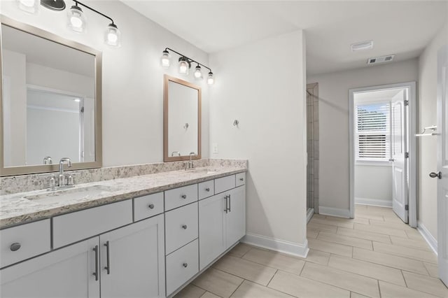 3382 Monarch Ave, Duluth, GA 30096 - full bath with double vanity and tiled shower