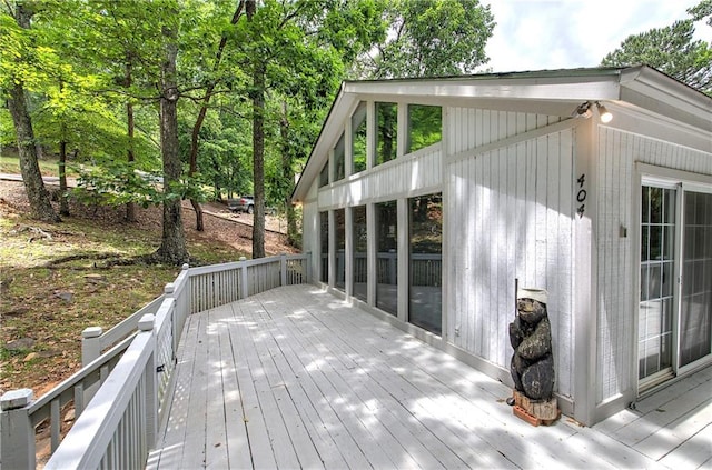 214 S View Trl, Jasper, GA 30143 - view of wooden deck